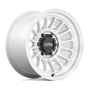 KMC KM724 IMPACT OL Silver Machined 17x8.5 0 6x135mm 87.1mm - WheelWiz