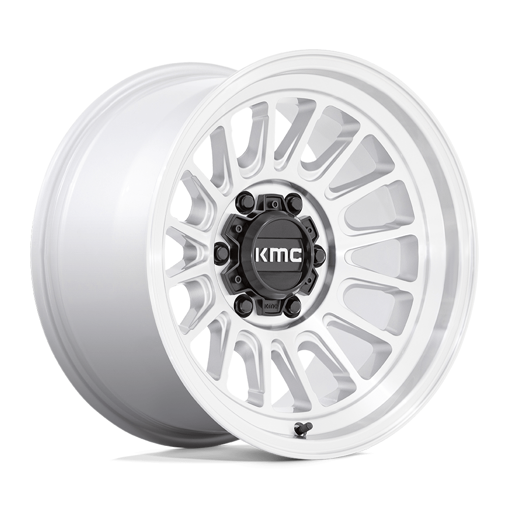 KMC KM724 IMPACT OL Silver Machined 17x8.5 0 6x120mm 66.9mm - WheelWiz