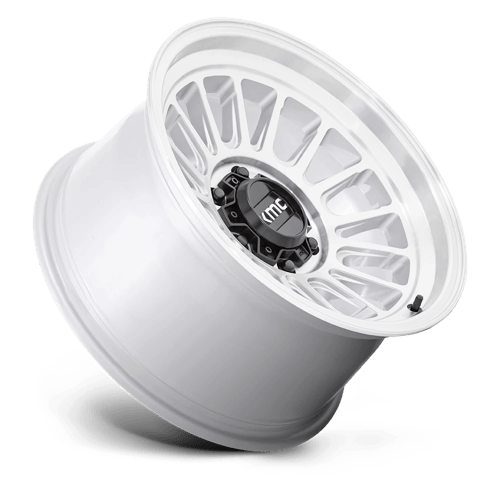KMC KM724 IMPACT OL Silver Machined 17x8.5 0 5x127mm 71.5mm - Wheelwiz