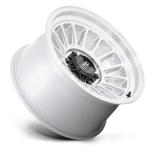 KMC KM724 IMPACT OL Silver Machined 17x8.5 0 5x127mm 71.5mm - Wheelwiz