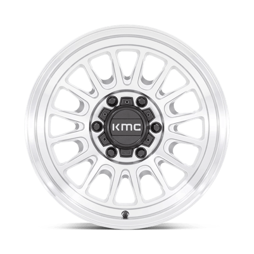 KMC KM724 IMPACT OL Silver Machined 17x9 -12 5x127mm 71.5mm - Wheelwiz