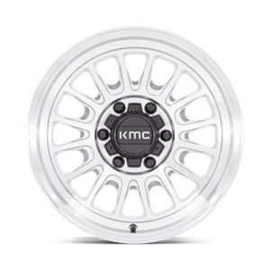 KMC KM724 IMPACT OL Silver Machined 17x8.5 0 6x135mm 87.1mm - WheelWiz