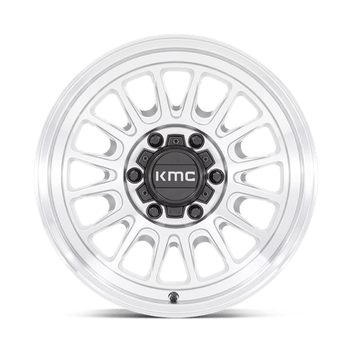 KMC KM724 IMPACT OL Silver Machined 17x8.5 0 5x127mm 71.5mm - Wheelwiz