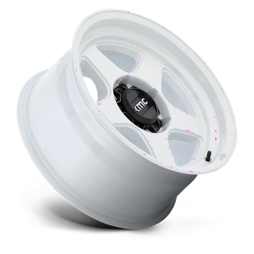 KMC KM728 LOBO Gloss White 17x8.5 -10 6x139.7mm 106.1mm - Wheelwiz