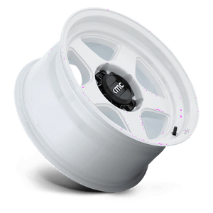 KMC KM728 LOBO Gloss White 17x8.5 -10 6x139.7mm 106.1mm– Wheelwiz