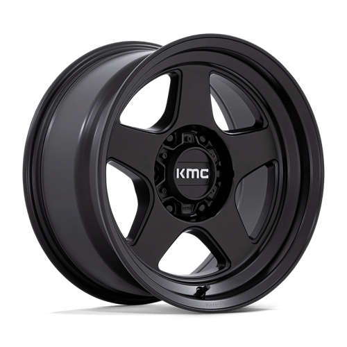 KMC KM728 LOBO Matte Black 17x8.5 -10 6x139.7mm 106.1mm - Wheelwiz