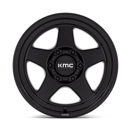KMC KM728 LOBO Matte Black 17x8.5 -10 6x139.7mm 106.1mm - Wheelwiz