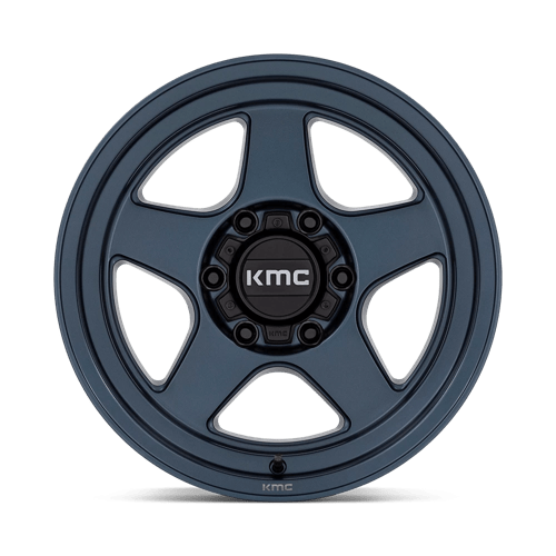 KMC KM728 LOBO Metallic Blue 17x8.5 -10 6x135mm 87.1mm - Wheelwiz