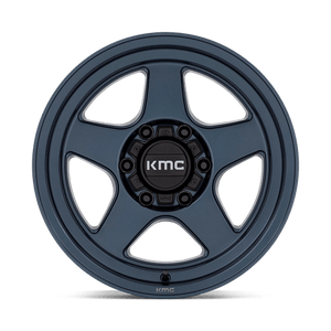 KMC KM728 LOBO Metallic Blue 17x8.5 -10 6x135mm 87.1mm - Wheelwiz