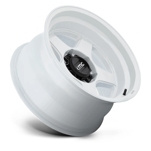 KMC KM728 LOBO Gloss White 17x9 -38 5x127mm 71.5mm - Wheelwiz