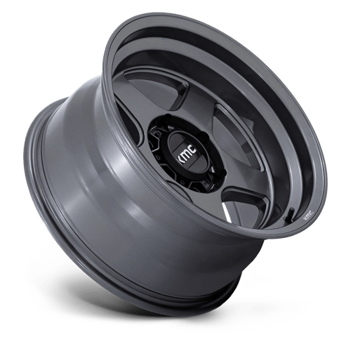 KMC KM728 LOBO Matte Anthracite 17x8.5 +18 6x114.3mm 66.1mm - Wheelwiz