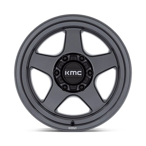 KMC KM728 LOBO Matte Anthracite 17x8.5 +18 6x139.7mm 106.1mm - Wheelwiz