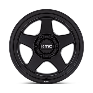 KMC KM728 LOBO Matte Black 17x8.5 +18 6x135mm 87.1mm - Wheelwiz