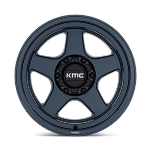 KMC KM728 LOBO Metallic Blue 17x9 -38 6x139.7mm 106.1mm - Wheelwiz