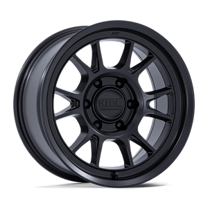KMC KM729 RANGE Matte Black 17x8.5 -10 6x135mm 87.1mm - Wheelwiz