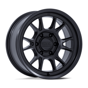 KMC KM729 RANGE Matte Black 17x8.5 0 6x120mm 66.9mm - Wheelwiz