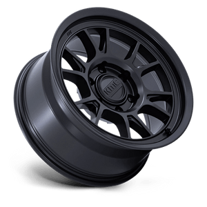 KMC KM729 RANGE Matte Black 17x8.5 0 5x127mm 71.5mm - Wheelwiz