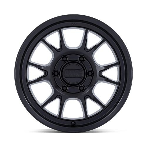 KMC KM729 RANGE Matte Black 17x8.5 -10 5x127mm 71.5mm - Wheelwiz