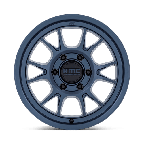 KMC KM729 RANGE Metallic Blue 17x8.5 -10 6x114.3mm 66.1mm - Wheelwiz