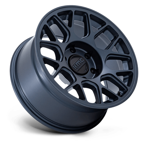 KMC KM730 HATCHET Metallic Blue 17x8.5 -10 6x139.7mm 106.1mm - Wheelwiz