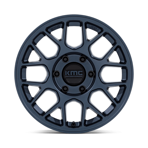KMC KM730 HATCHET Metallic Blue 17x8.5 +25 6x135mm 87.1mm - Wheelwiz