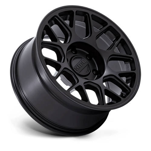 KMC KM730 HATCHET Matte Black 17x8.5 +25 6x120mm 66.9mm - Wheelwiz