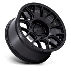 KMC KM730 HATCHET Matte Black 17x8.5 +25 6x139.7mm 106.1mm - Wheelwiz