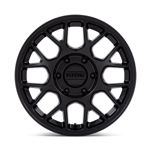 KMC KM730 HATCHET Matte Black 17x8.5 -10 6x120mm 66.9mm - Wheelwiz