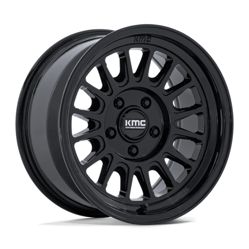 KMC KM733 IMPACT FFT Gloss Black 18x9 0 6x139.7mm 106.1mm - Wheelwiz