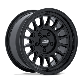 KMC KM733 IMPACT FFT Gloss Black 17x8 +32 6x130mm 84.1mm