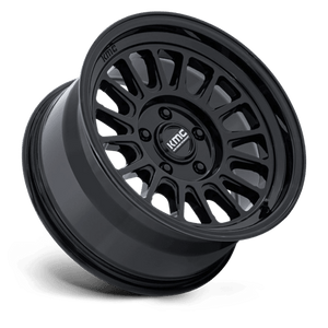 KMC KM733 IMPACT FFT Gloss Black 17x8.5 +25 6x139.7mm 106.1mm - Wheelwiz