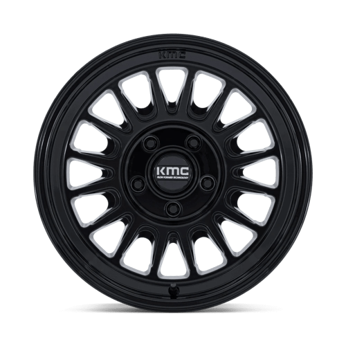 KMC KM733 IMPACT FFT Gloss Black 17x8.5 +25 6x114.3mm 66.1mm