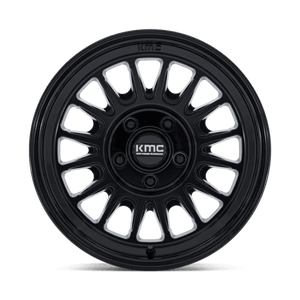 KMC KM733 IMPACT FFT Gloss Black 17x8.5 +25 6x139.7mm 106.1mm - Wheelwiz