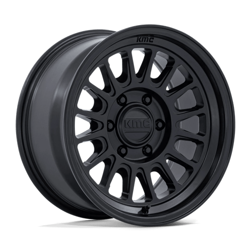 KMC KM733 IMPACT FFT Matte Black 17x8.5 +25 6x130mm 84.1mm - Wheelwiz