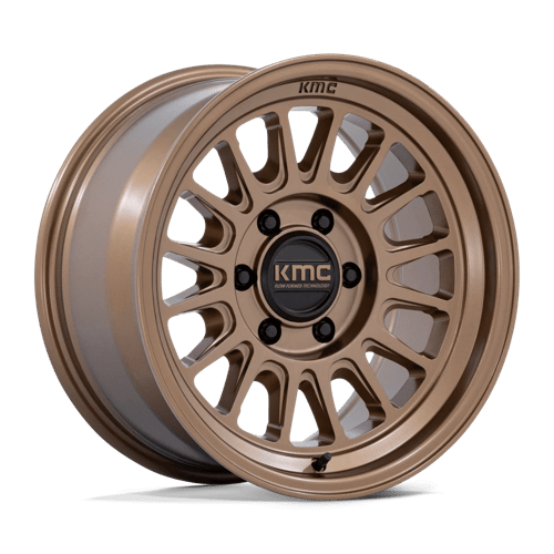 KMC KM733 IMPACT FFT Matte Bronze 17x8.5 +25 6x120mm 66.9mm - Wheelwiz