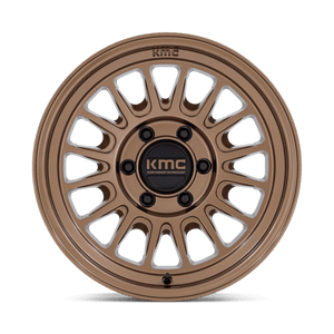KMC KM733 IMPACT FFT Matte Bronze 17x8.5 +25 6x139.7mm 106.1mm - Wheelwiz