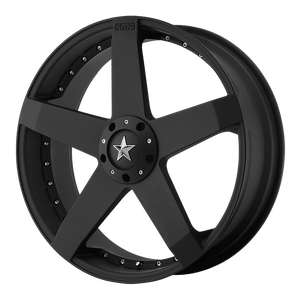 KMC KM775 ROCKSTAR CAR Matte Black 20x8 +42 5x114.3|5x120mm 74.1mm - WheelWiz