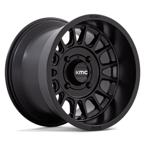 KMC KS138 IMPACT UTV Satin Black 15x10 0 4x137mm 96mm - Wheelwiz