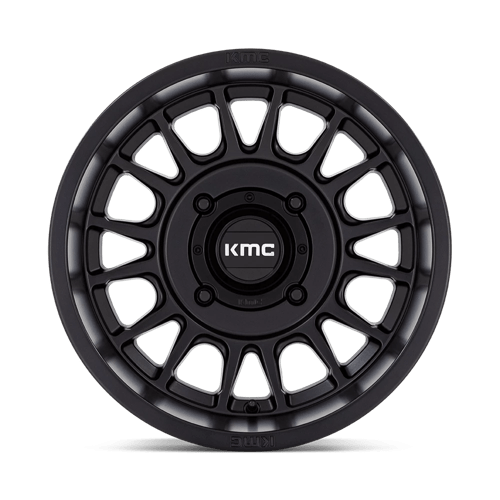 KMC KS138 IMPACT UTV Satin Black 15x10 0 4x137mm 96mm - Wheelwiz