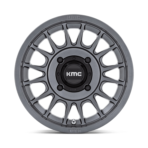 KMC KS138 IMPACT UTV Anthracite 15x7 +10 4x137mm 96mm - Wheelwiz
