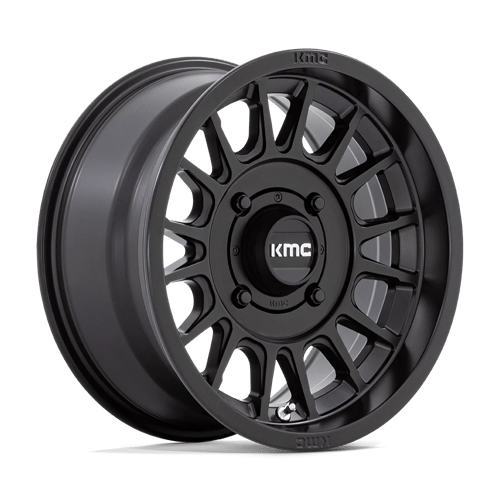 KMC KS138 IMPACT UTV Satin Black 15x7 +10 4x156mm 115.1mm - Wheelwiz