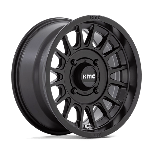 KMC KS138 IMPACT UTV Satin Black 15x7 +10 4x137mm 96mm - Wheelwiz