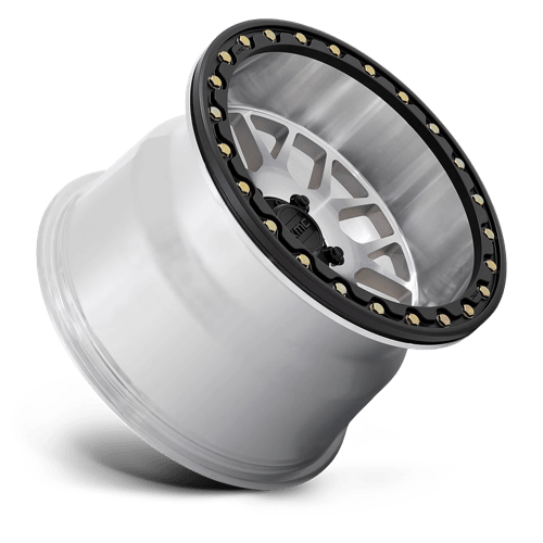 KMC KS235 GRENADE BEADLOCK Machined 15x10 00 4x110mm 86mm - WheelWiz