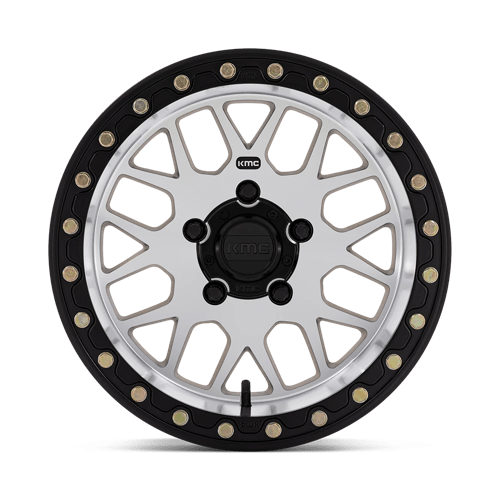 KMC KS235 GRENADE BEADLOCK Machined 15x10 0 4x156mm 132mm - Wheelwiz