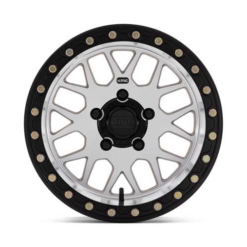 KMC KS235 GRENADE UTV BEADLOCK Machined 15x6 +38 4x110mm 86mm - Wheelwiz