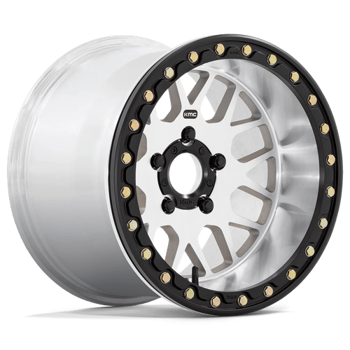 KMC KS235 GRENADE UTV BEADLOCK Machined 15x10 0 4x156mm 132mm - Wheelwiz