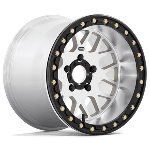 KMC KS235 GRENADE UTV BEADLOCK Machined 15x6 +38 4x156mm 132mm - Wheelwiz