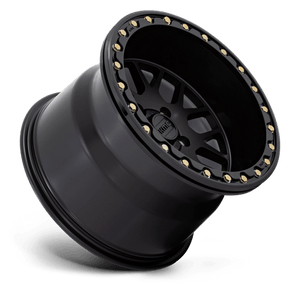 KMC KS235 GRENADE BEADLOCK Satin Black 14x7 +38 4x137mm 112.1mm - Wheelwiz
