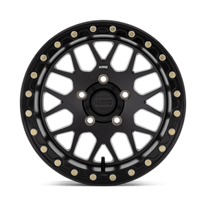 KMC KS235 GRENADE BEADLOCK Satin Black 14x10 0 4x137mm 112.1mm - Wheelwiz