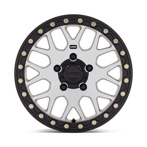 KMC KS235 GRENADE BEADLOCK Machined 15x6 +38 5x114.3mm 72.6mm - Wheelwiz